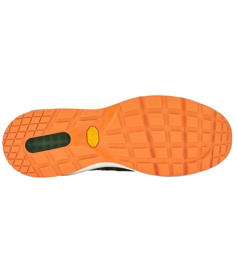 O1: O1 Werkschoenen e.s. Chete + lichtgroen/pompoenoranje 4