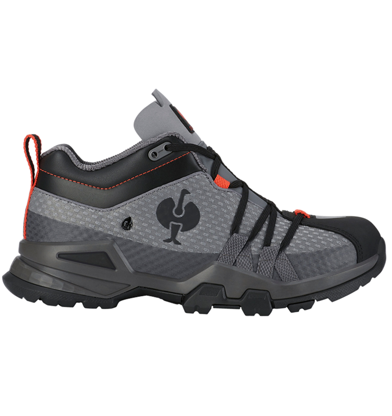 O2: O2 Werkschoenen e.s. Kobuk low + antraciet/zonnig rood