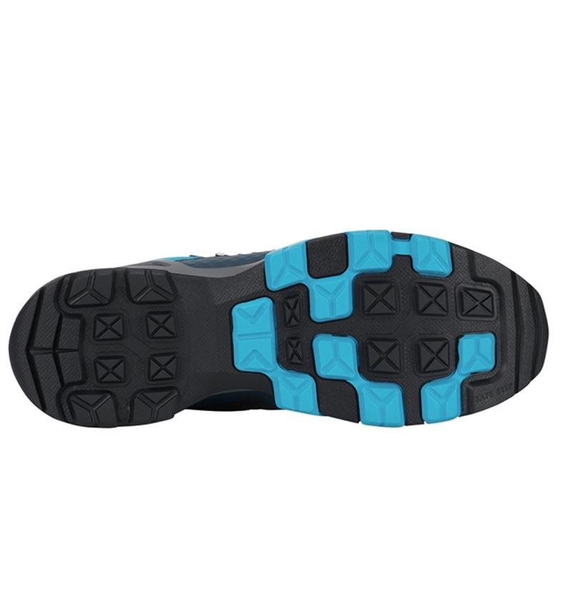 O2: O2 Werkschoenen e.s. Kobuk mid + zwart/nizzablauw 2