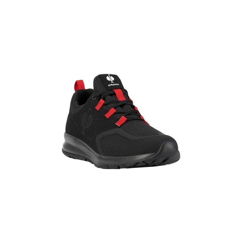 O1: O1 Werkschoenen e.s. Honnor II, heren + oxidezwart/rood 2