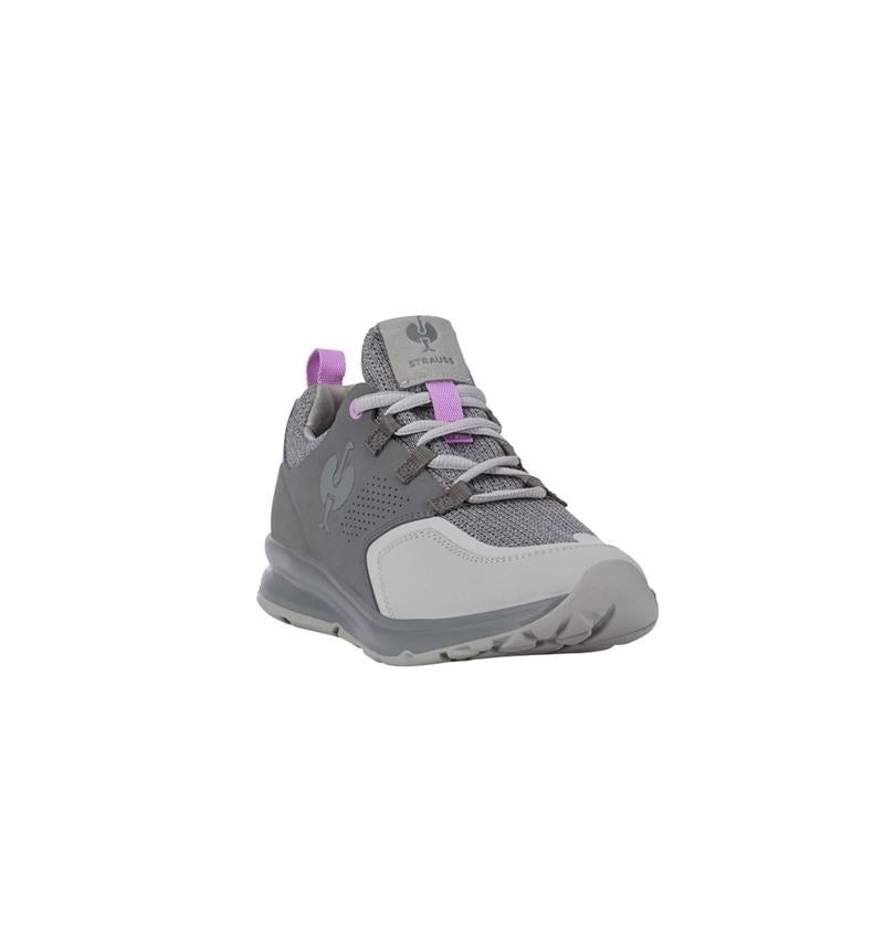 O1: O1 Werkschoenen e.s. Honnor II, dames + cement/lavendel 2