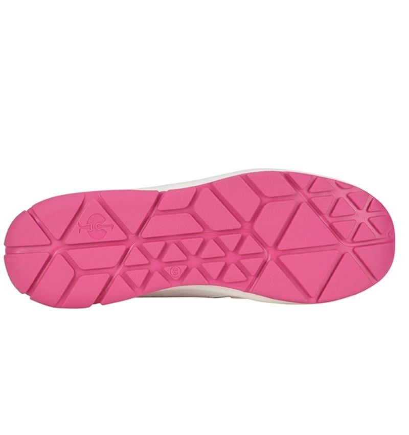 O1: O1 Werkschoenen e.s. Honnor II, dames + ivoorbeige/azaleapink 3