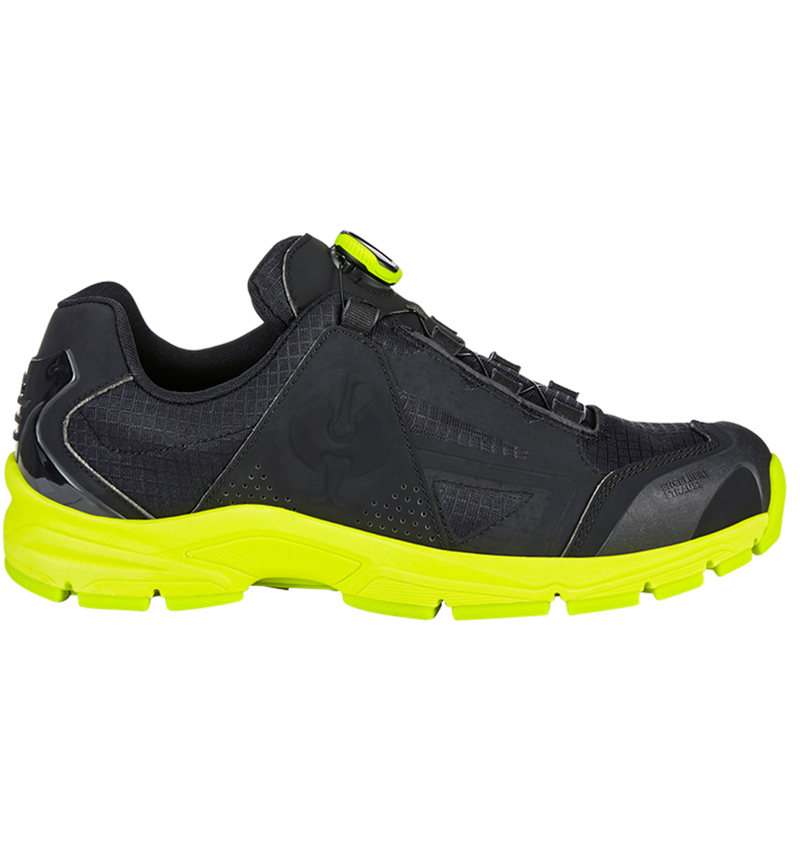 O1: O1 Werkschoenen e.s. Corvids II low + zwart/signaalgeel 2