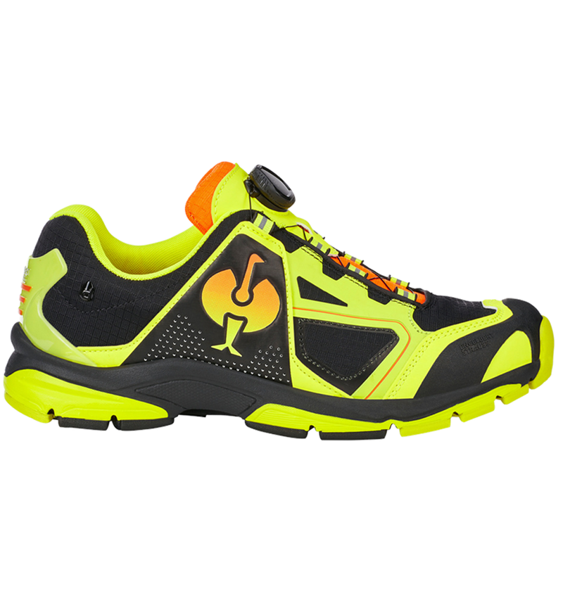 O2: O2 Werkschoenen e.s. Minkar II + zwart/signaalgeel/signaaloranje 2