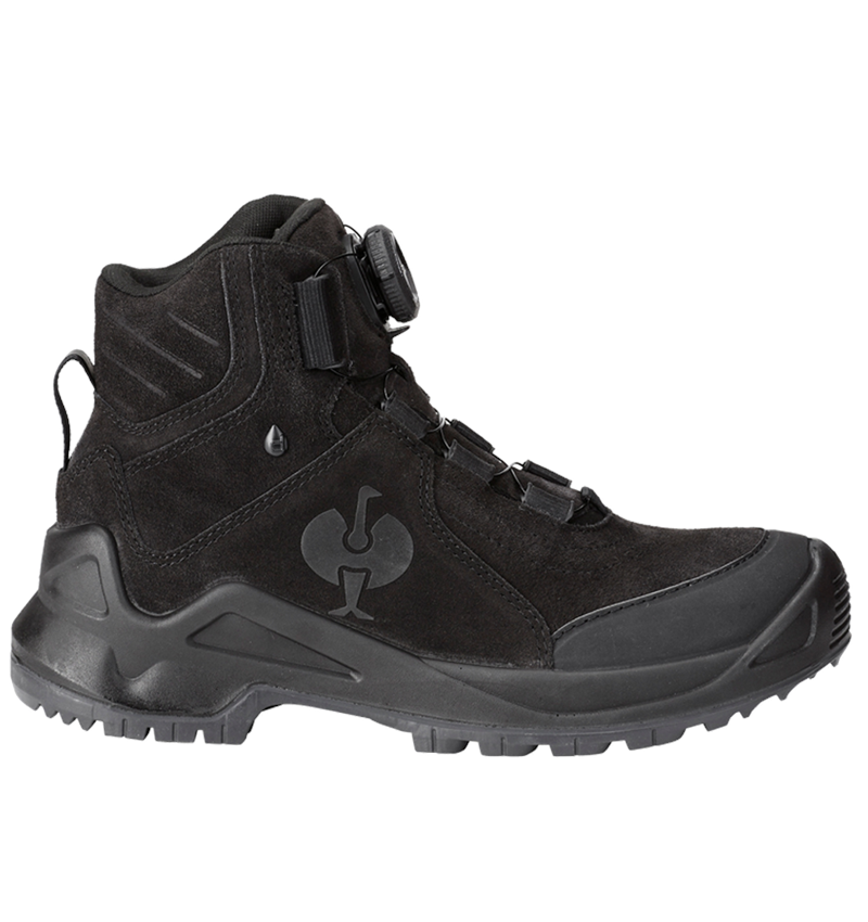 O2: O2 Werkschoenen e.s. Apate II mid + zwart 2