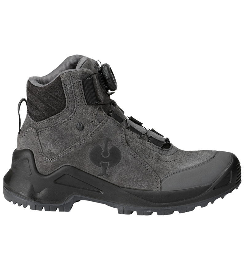 O2: O2 Werkschoenen e.s. Apate II mid + antraciet/zwart 2