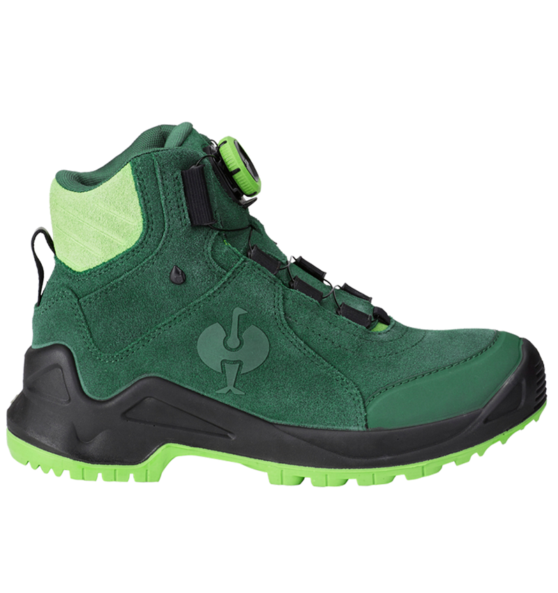 O2: O2 Werkschoenen e.s. Apate II mid + groen/zeegroen 2