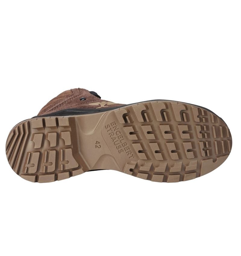 O2: O2 Werkschoenen e.s. Apate II mid + kastanje/hazelnoot 4