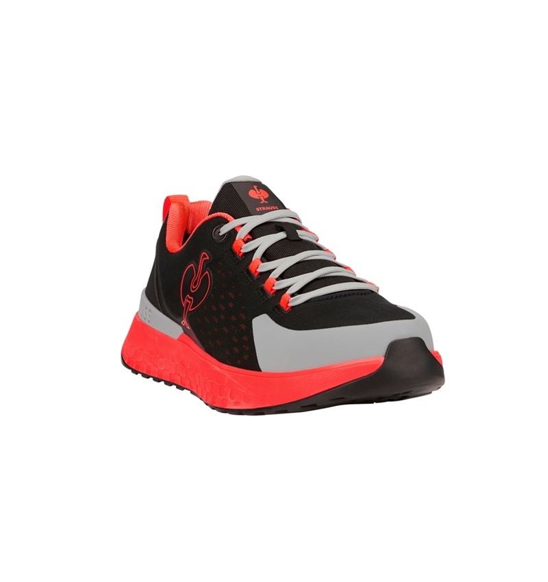 SB: SB Halfhoge veiligheidsschoen e.s. Comoe low + zwart/signaalrood 5