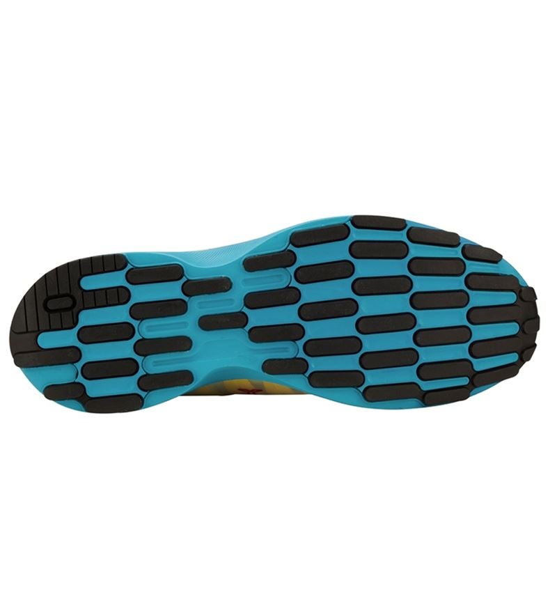O1: O1 Werkschoenen e.s. Gambela + geel/petrol 3