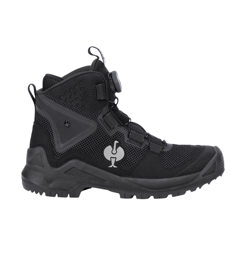 O6: O6 Werkschoenen e.s. Adelaide mid + zwart 2
