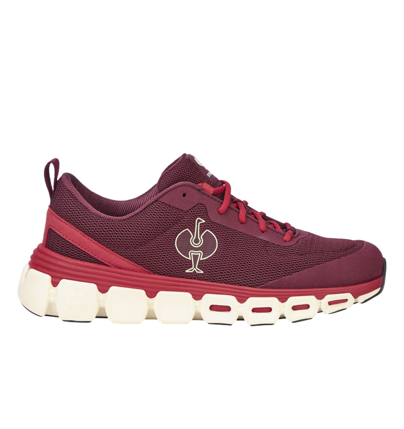 O1: O1 Werkschoenen e.s. Airolo low + mahonierood