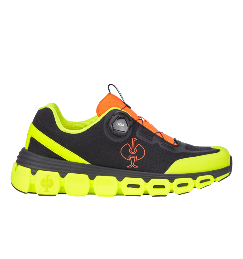 O1: O1 Werkschoenen e.s. Rexburg low + zwart/signaalgeel 2
