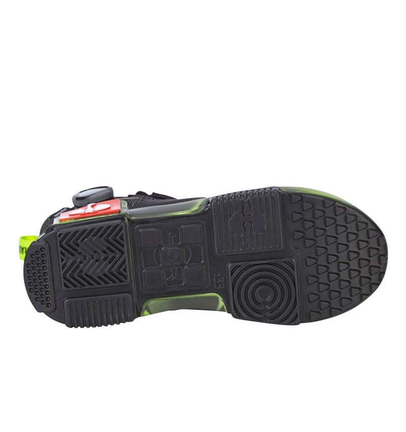 Kinderschoenen: Allroundschoenen e.s. Toowoomba, kinderen + zwart/signaalgeel 4