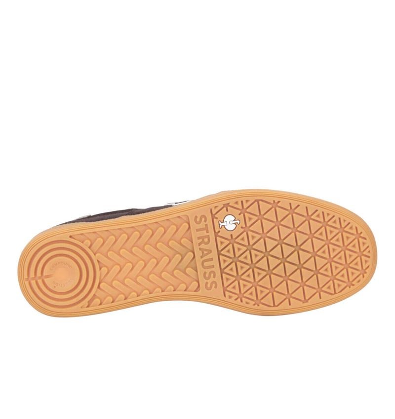 O1: O1 Werkschoenen e.s. Brockton low + kastanje/wit 6