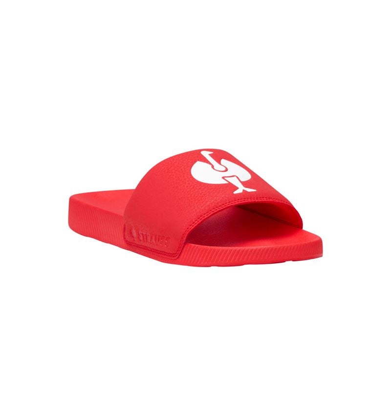 Werkklompen | Slippers: Badslippers e.s. Utica + strauss rood 3