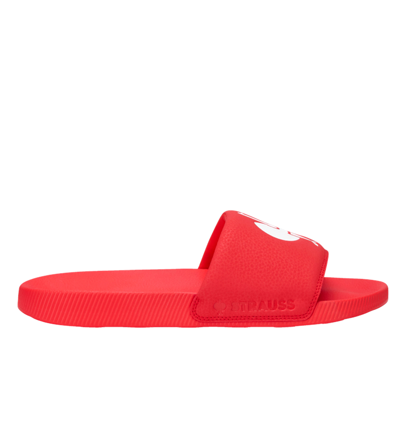 Werkklompen | Slippers: Badslippers e.s. Utica + strauss rood 2
