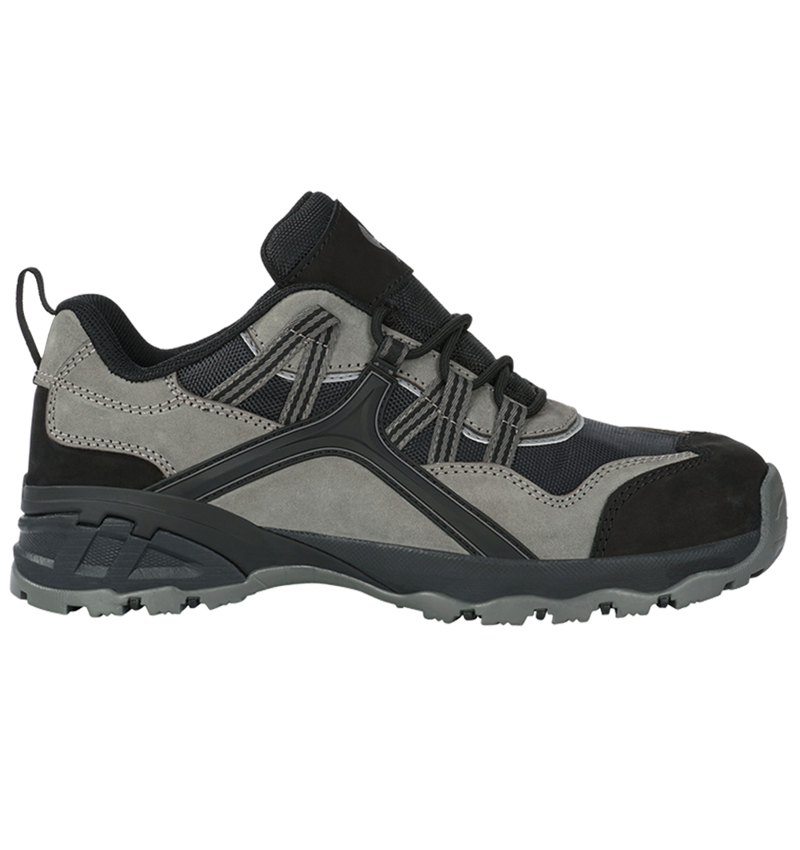 S1: e.s. S1 Halfhoge veiligheidsschoen Pallas low + cement/zwart 1