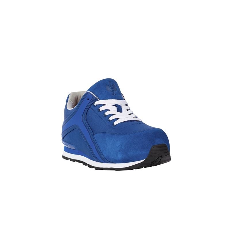 S1P: e.s. S1P Halfhoge veiligheidsschoenen Sutur + korenblauw 2