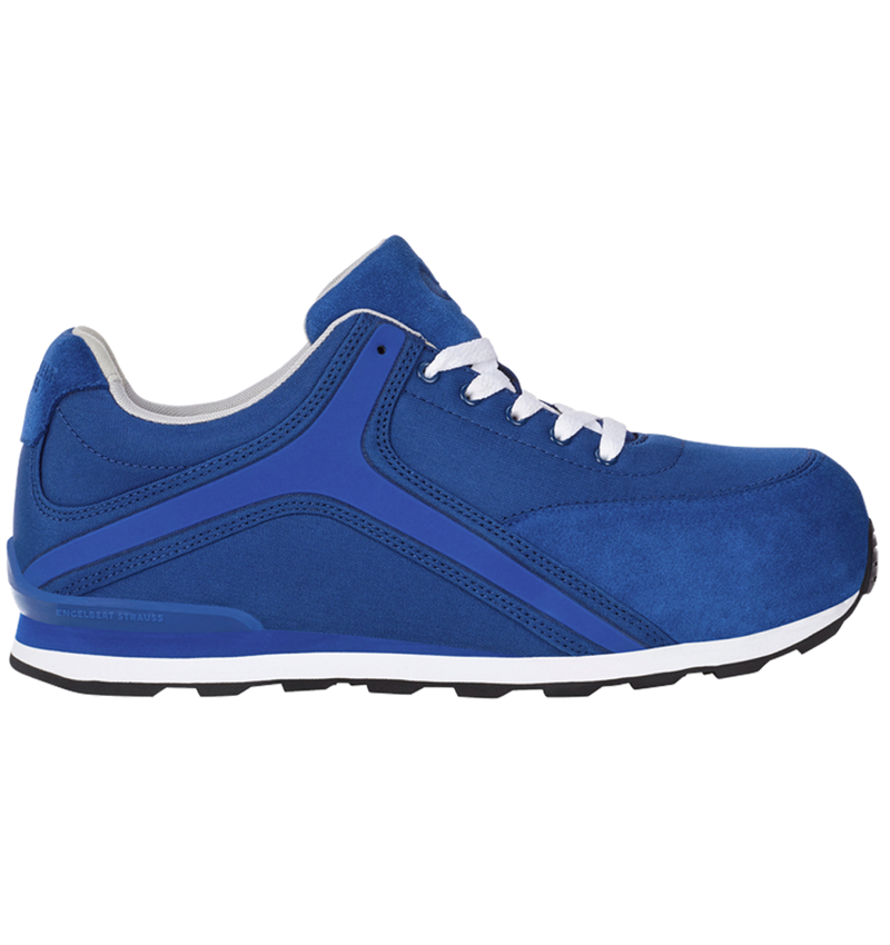 S1P: e.s. S1P Halfhoge veiligheidsschoenen Sutur + korenblauw 1