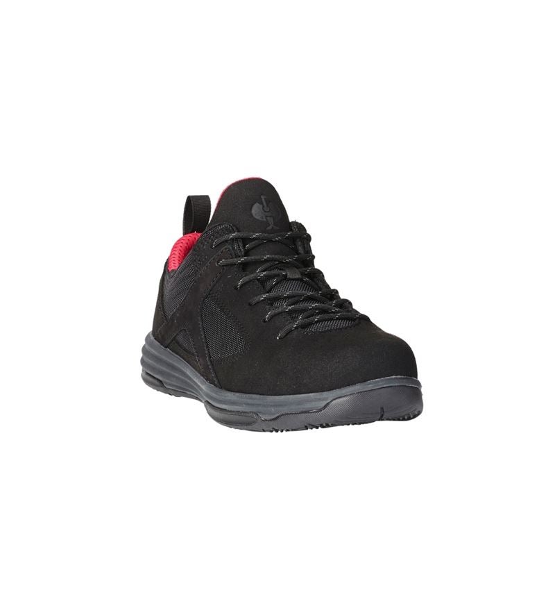 S1: e.s. S1 Halfhoge veiligheidsschoenen Polana low + zwart 2