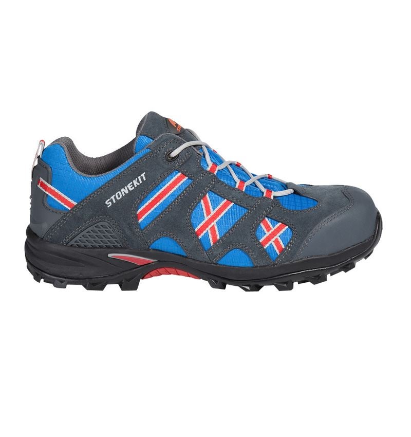 S1: STONEKIT S1 Halfhoge veiligheidsschoen Portland + cement/blauw 1
