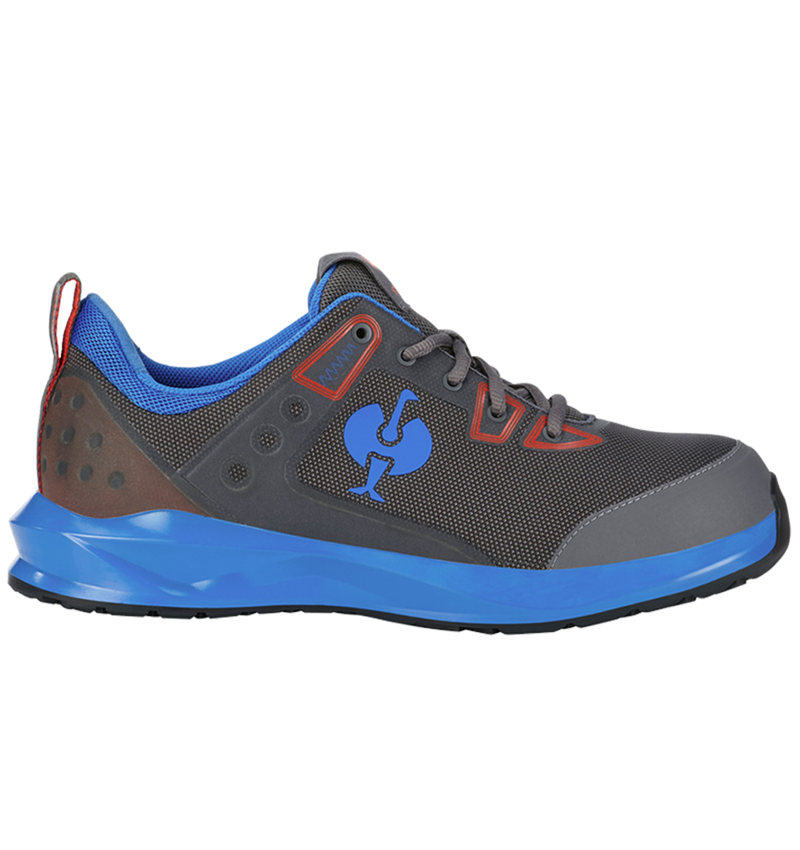 S1: S1 Halfhoge veiligheidsschoen e.s. Hades II + antraciet/marokkaans blauw 2