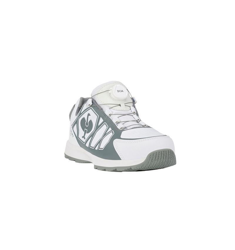 S1: S1 Halfhoge veiligheidsschoen e.s. Baham II low + wit/platina 3