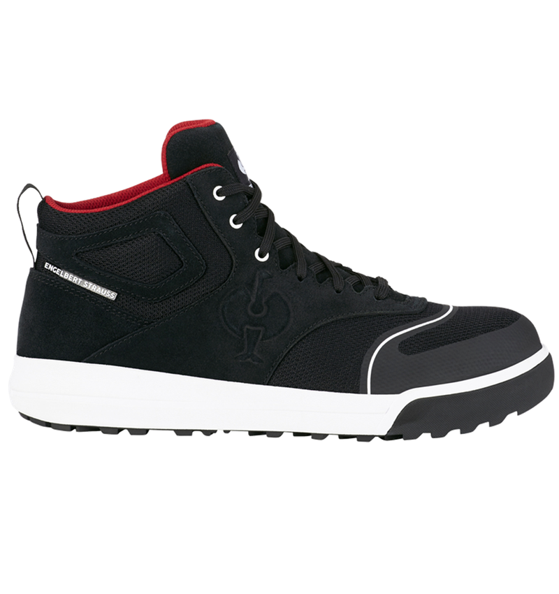 S1: S1 Veiligheidsschoenen e.s. Vasegus II mid + zwart/wit 1