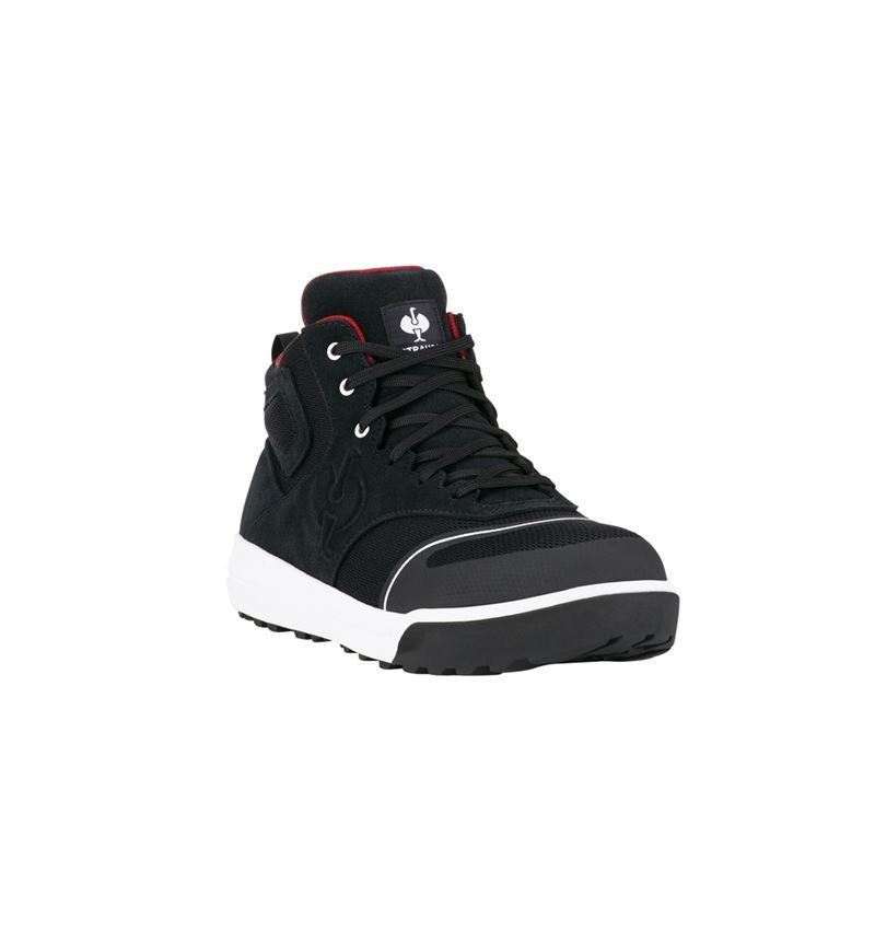 S1: S1 Veiligheidsschoenen e.s. Vasegus II mid + zwart/wit 2