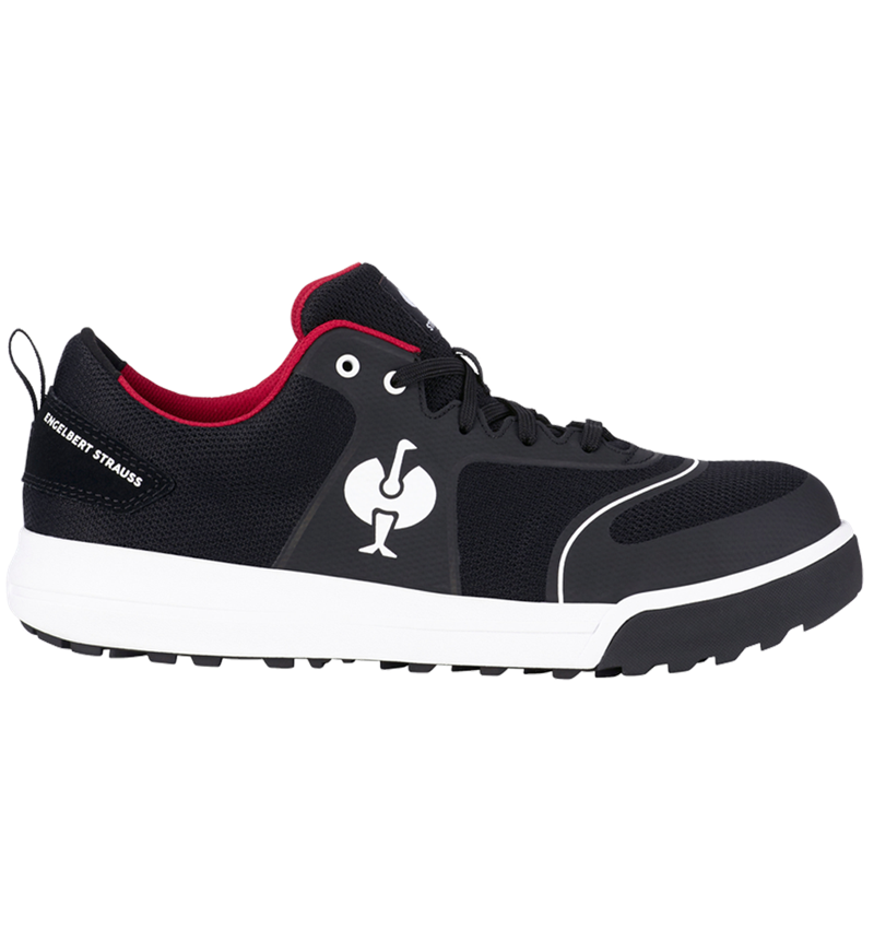 S1: S1 Halfh. veiligheidsschoenen e.s. Vasegus II low + zwart/wit