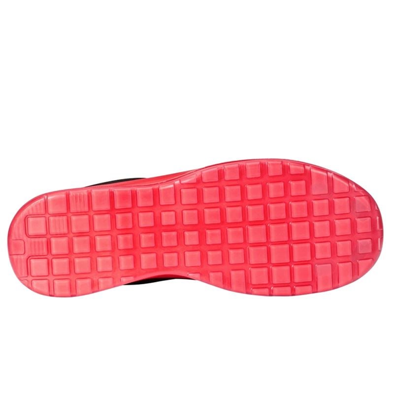 S1P: S1P Halfhoge veiligheidsschoenen e.s. Banco low + zwart/zonnig rood 3