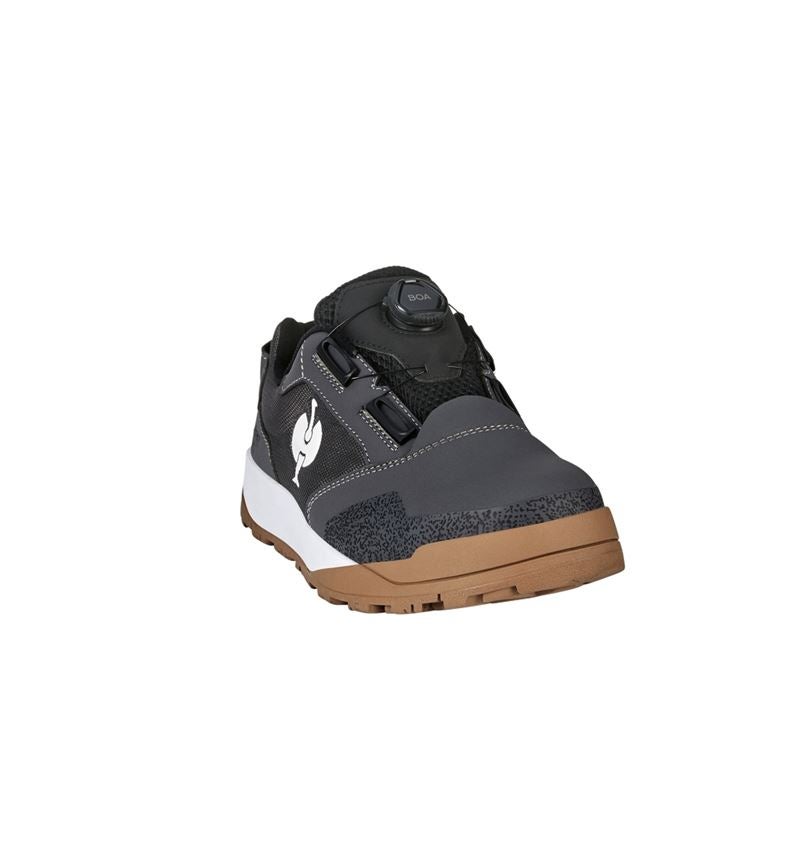 S1: S1 Halfhoge veiligheidsschoenen e.s. Nakuru low + carbongrijs/wit 4
