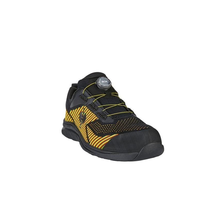 S1: S1 Halfhoge veiligheidsschoenen e.s. Tegmen IV low + zwart/signaalgeel/signaaloranje 3