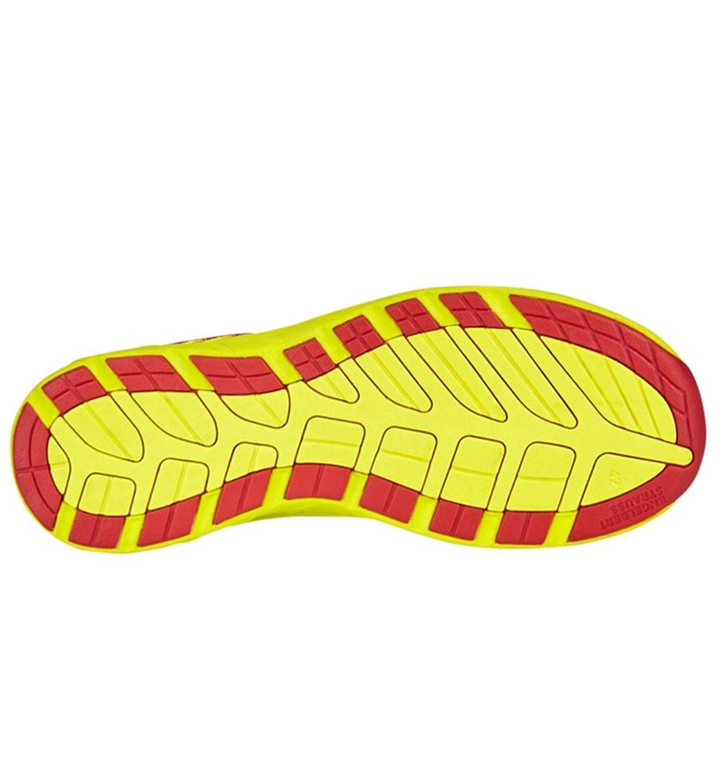 S1: S1 Halfhoge veiligheidsschoenen e.s. Tegmen IV low + vuurrood/signaalgeel 4