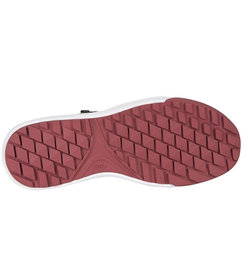 S1: S1 Halfhoge veiligheidsschoen e.s. Janus II low + duifgrijs/cement/fluweelrood 3