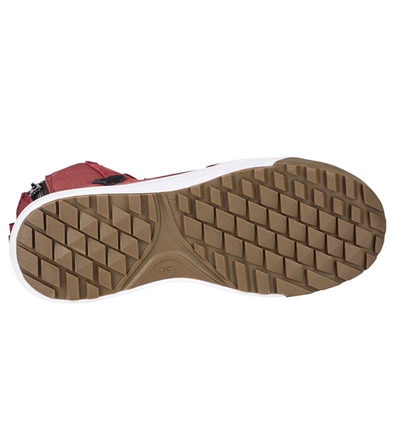 S1: S1 Veiligheidsschoenen e.s. Janus II mid + fluweelrood 3