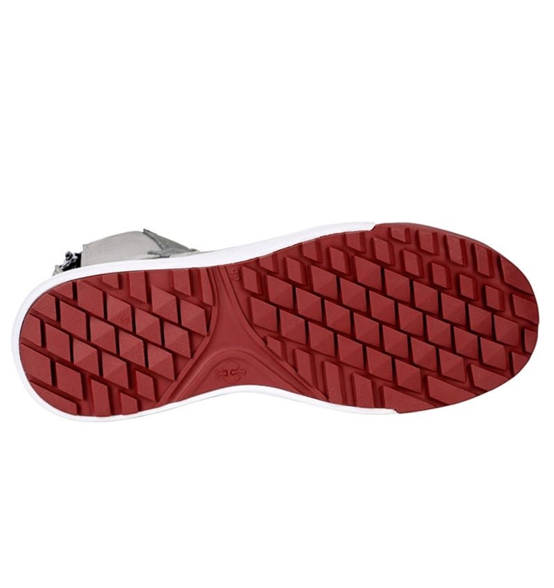 S1: S1 Veiligheidsschoenen e.s. Janus II mid + duifgrijs/cement/fluweelrood 3