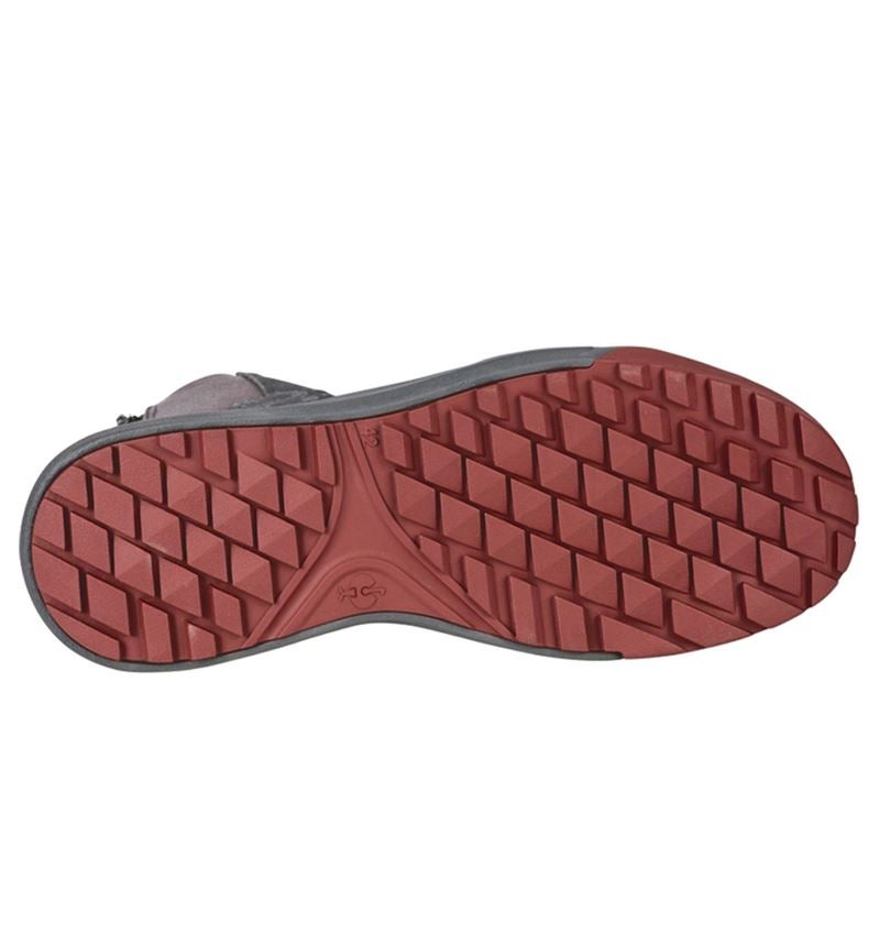 S1: S1 Veiligheidsschoenen e.s. Janus II mid + bruggrijs/fluweelrood 3