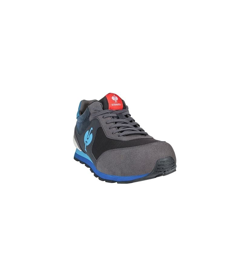 S1: S1 Halfhoge veiligheidsschoen e.s. Sirius II + grafiet/gentiaanblauw 2
