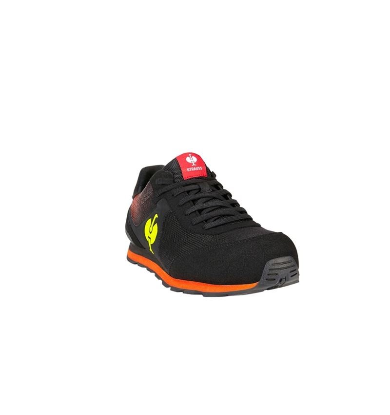 S1: S1 Halfhoge veiligheidsschoen e.s. Sirius II + zwart/signaalgeel/rood 2