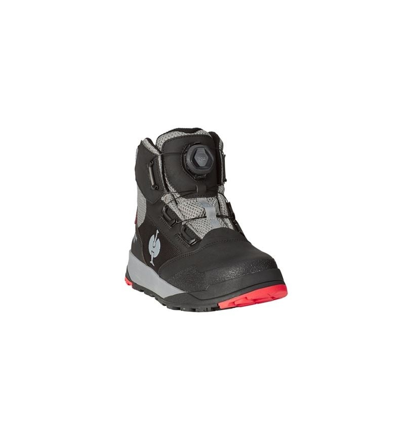 S1: S1 Veiligheidsschoenen e.s. Nakuru mid + zwart/parelgrijs 3
