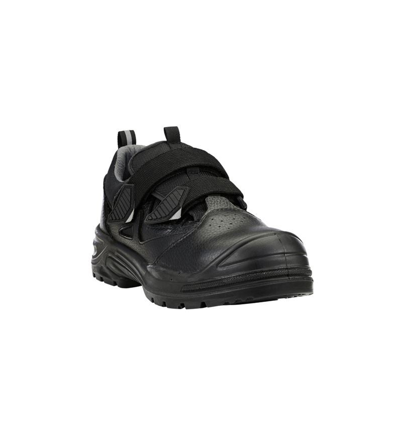 S1: STONEKIT S1 Veiligheidssandaal Houston + zwart 1