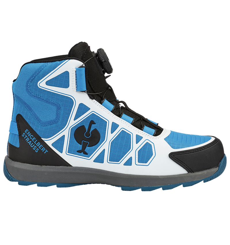 S1P: S1P Veiligheidsschoenen e.s. Baham II  mid + korenblauw/zwart 1