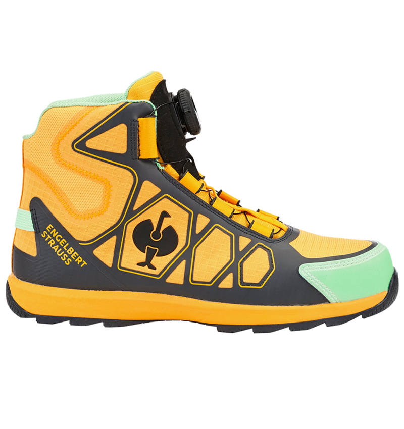 S1P: S1P Veiligheidsschoenen e.s. Baham II  mid + antraciet/arizona-oranje 1