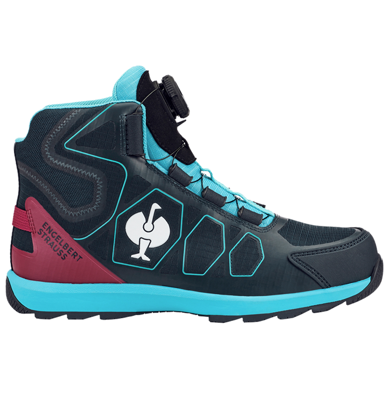S1P: S1P Veiligheidsschoenen e.s. Baham II  mid + diepblauw/nizzablauw 2