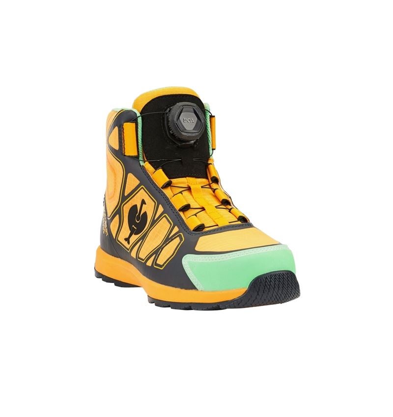 S1P: S1P Veiligheidsschoenen e.s. Baham II  mid + antraciet/arizona-oranje 2