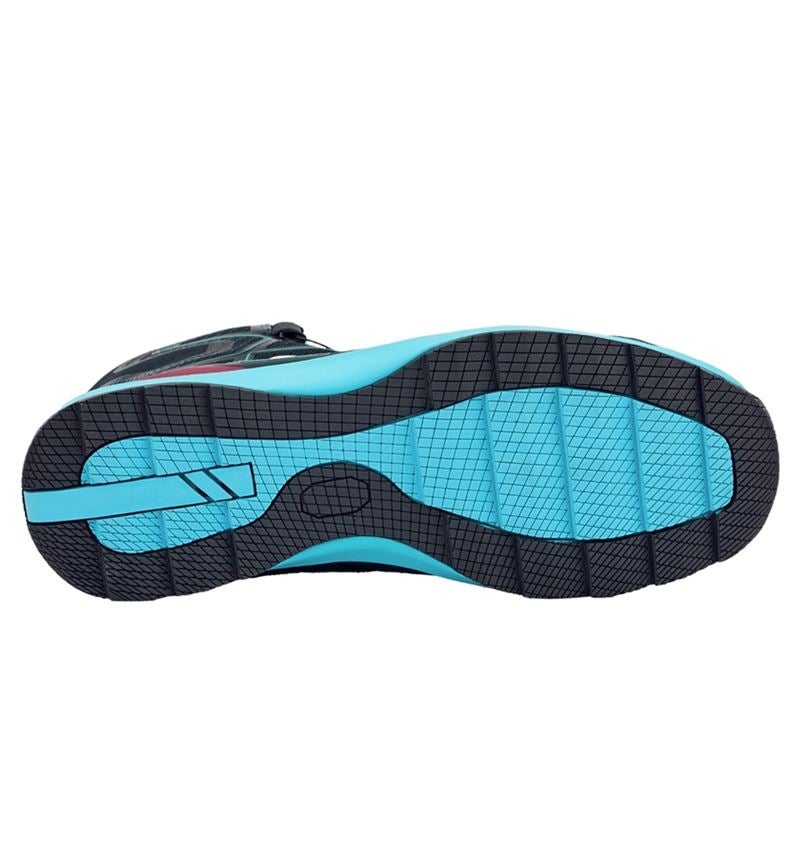 S1P: S1P Veiligheidsschoenen e.s. Baham II  mid + diepblauw/nizzablauw 4