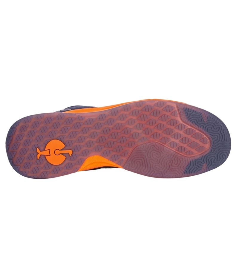S1P: S1PS Veiligheidsschoenen e.s. Marseille mid + donkerblauw/signaaloranje 6