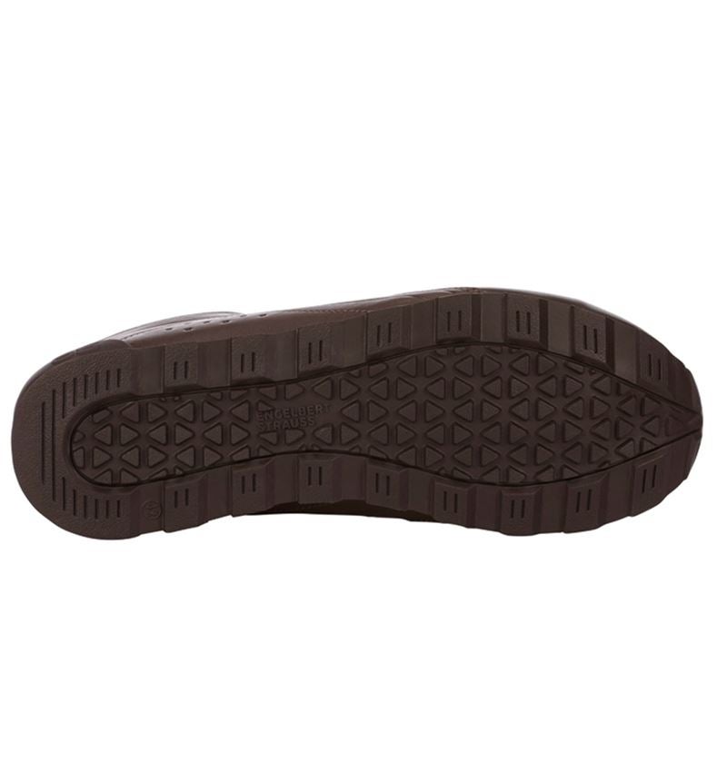 S2: e.s. S2 Halfhoge veiligheidsschoenen Leda + kastanje 2